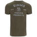 Simms Men's Stacked Bass T-Shirt Military Heather Image 02