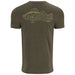 Simms Men's Walleye Scene T-Shirt Military Heather Image 01