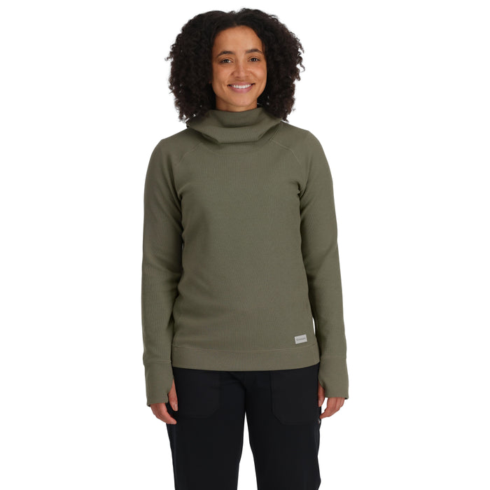 Simms Women's Highline Hoody Smokey Olive Image 03