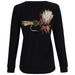 Simms Women's Royal Wulff Fly LS T-Shirt Black Image 01