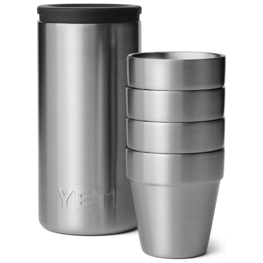 YETI Shot Glasses with Carrying Case Stainless Steel Image 01