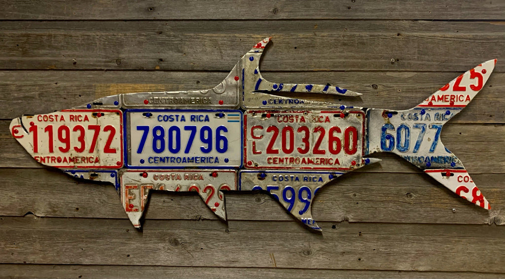 Florida Tarpon Antique License Plate Art – Cody's Fish