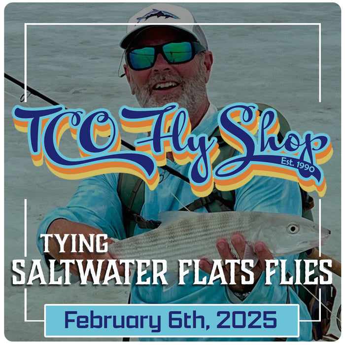 TCO Fly Tying Class: Saltwater Flats Flies with Bob Palmer