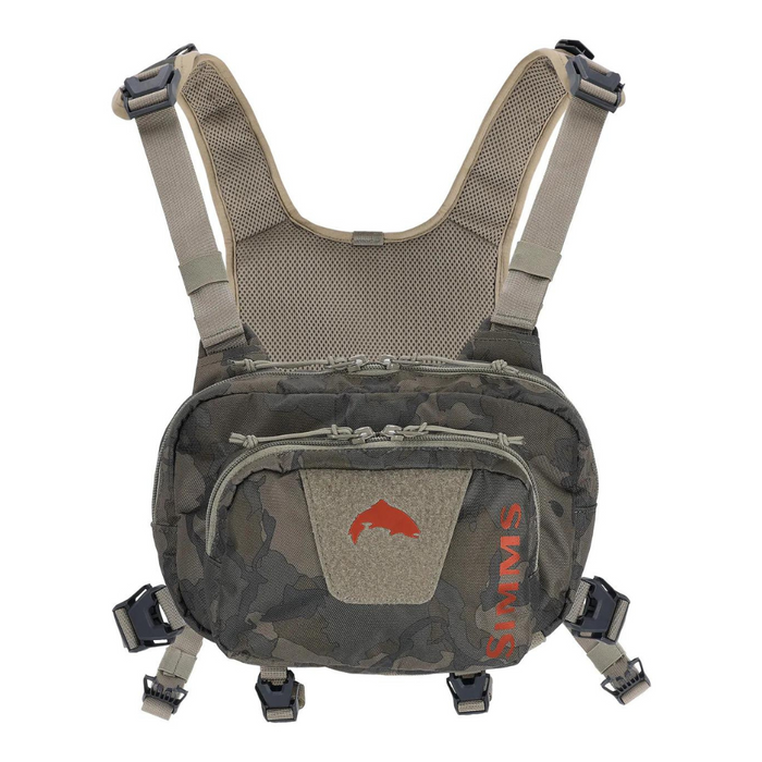 Fly Fishing Chest Pack, Fly Fishing Waist Pack - Lightweight Army