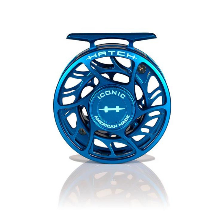 Hatch Custom Kaiju Blue Iconic Limited Edition Large Arbor Fly Reel 3 Plus