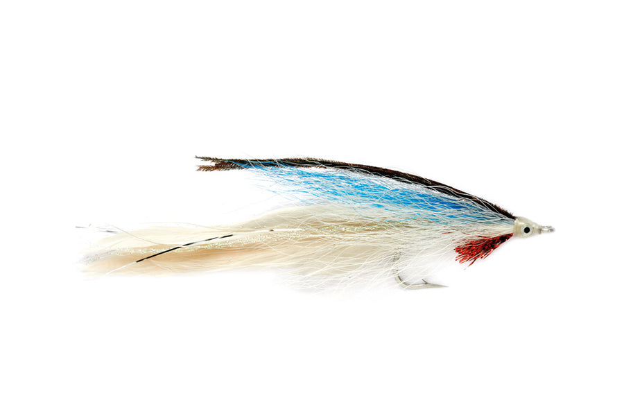 Blue White Masked Deceiver Fly Saltwater Streamer for Big Game Fishing  Single Hook Muskie Pike Bass -  Canada