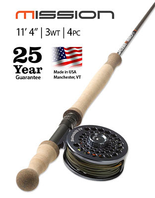 Orvis Mission 11'4 3wt 4pc Fly Rod