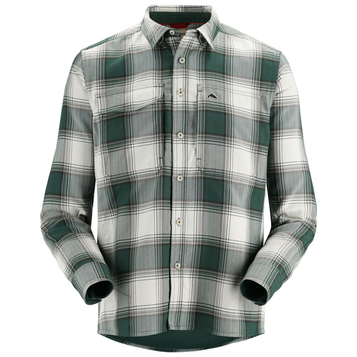 Simms Men's Guide Flannel Forest/ White Dimensional Buffalo / M