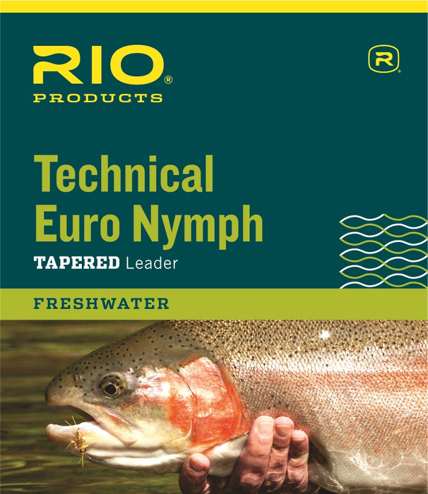 RIO TECHNICAL EURO NYMPH LEADER WITH TIPPET RING — TCO Fly Shop