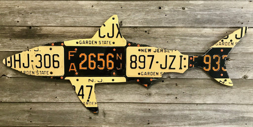 Cody Richardson Art - New Jersey Shark License Plate Art — TCO Fly Shop