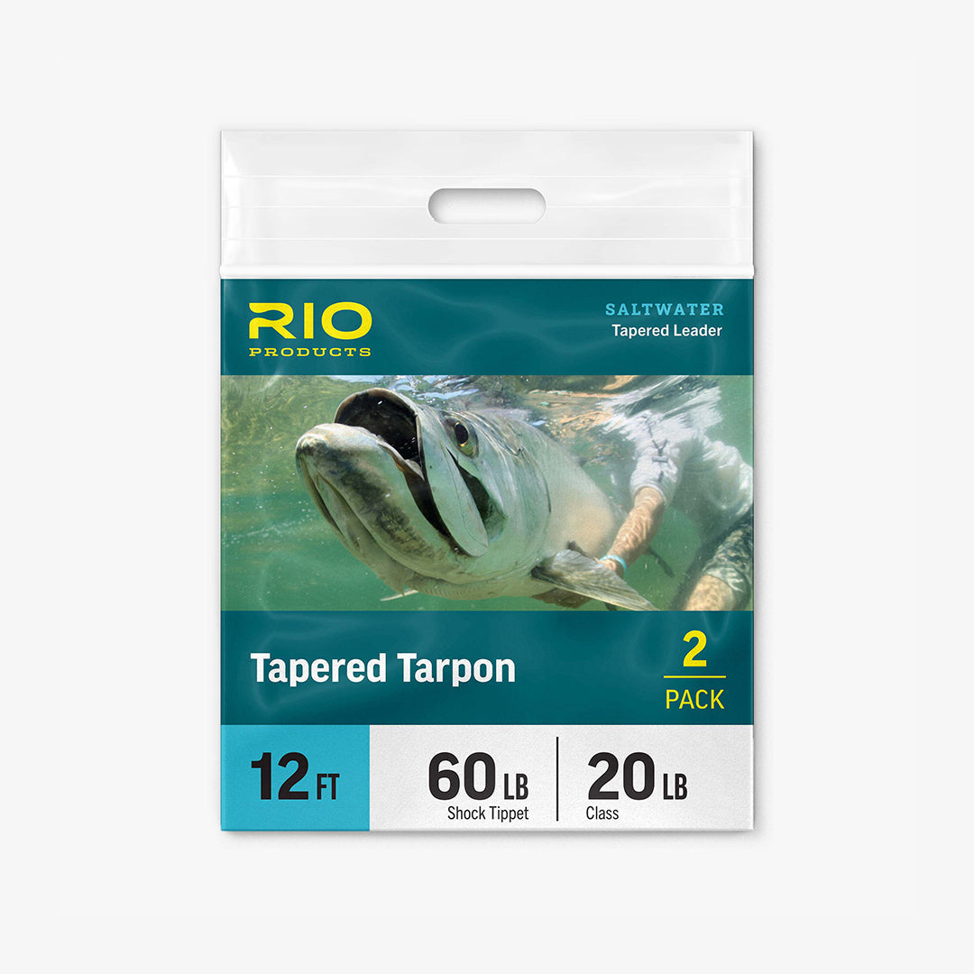 RIO TAPERED TARPON LEADER 12FT 2 PACK — TCO Fly Shop