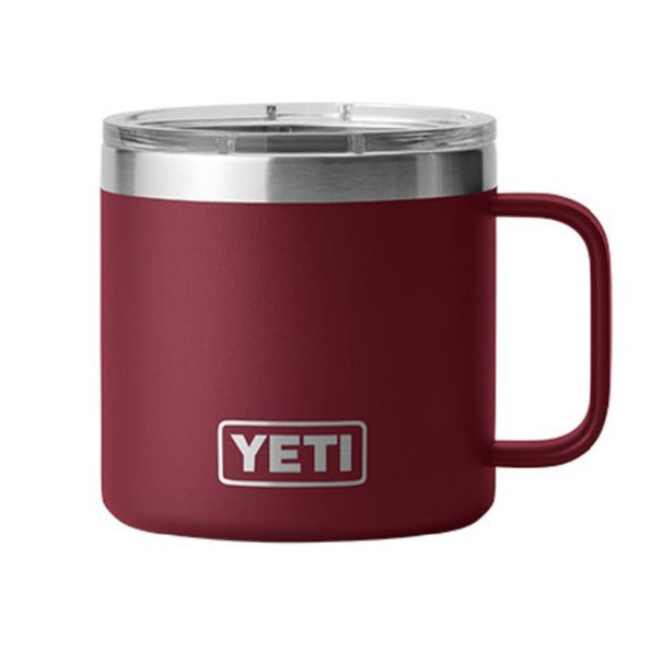 Yeti Rambler 14 Oz. Brick Red Stainless Steel Insulated Mug