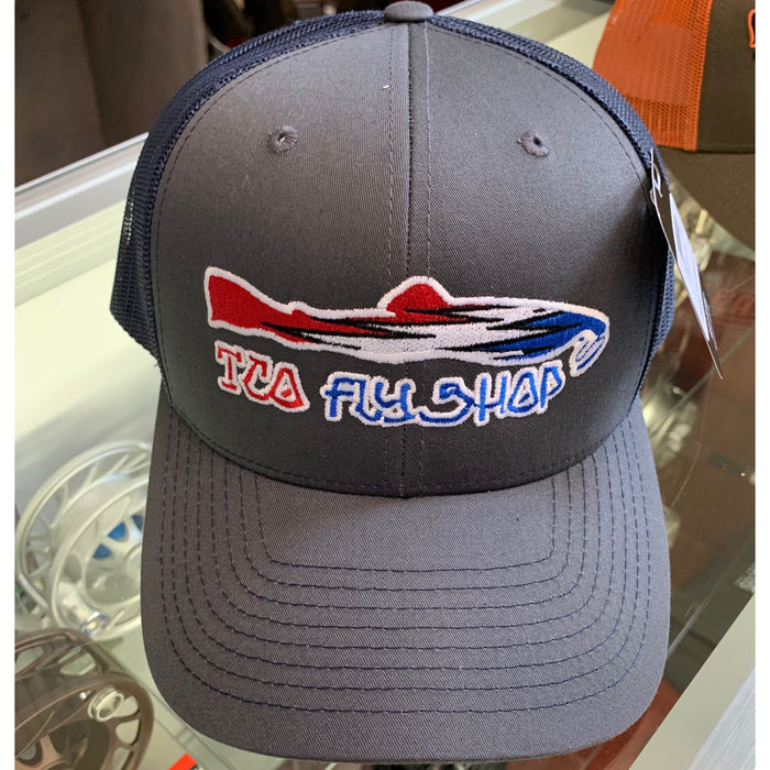 New Mexico Fly Fishing Truckers Style 6 Panel Snapback |fly Fishing Gifts |Womens Fishing |Zia Fishing Hat |Custom New Mexico State Cap