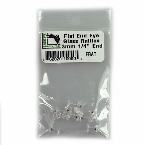 Flat End Eye Glass Rattles 3mm 1/4 inch — TCO Fly Shop