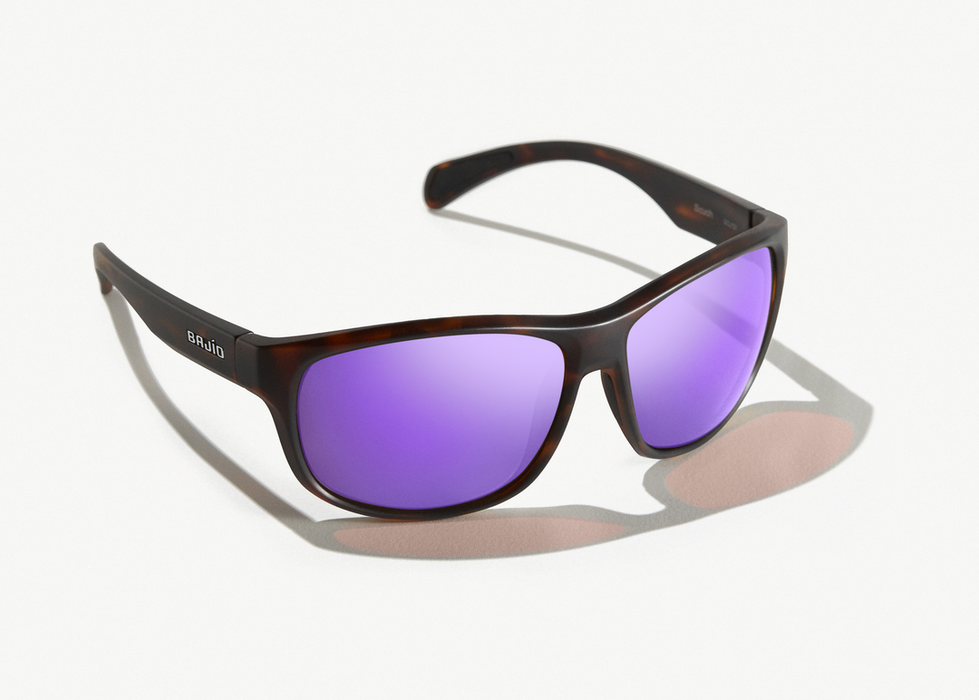 Bajio Scuch Sunglasses Dark Tortoise Matte / Grey Glass